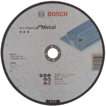 BOSCH TARCZA KORUNDOWA DO METALU 230x3,0