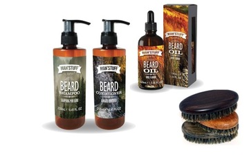 Manstuff Beard Set Масло-шампунь-кондиционер