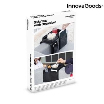 Диванный поднос InnovaGoods с органайзером для пультов дистанционного управления