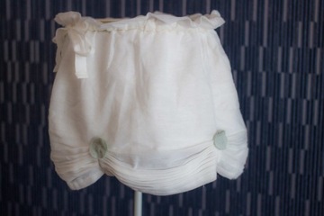 Белый каркас абажура, абажур ручной работы