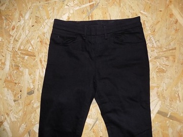 Acne Skin Wet Black spodnie damskie W29L32 29/32