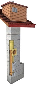 KOMIN CERAMICZNY STANDARD SYSTEMOWY 200 4M 2W