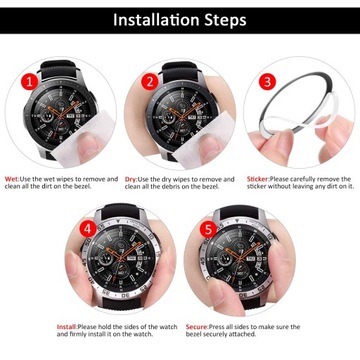 Кольцо безель Samsung Gear S3 ЧЕРНЫЙ