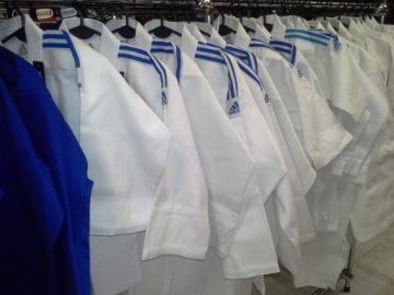 СИНИЙ ДЗЮДОГА 350г КИМОНО ДЗЮДО GI ADIDAS 180см