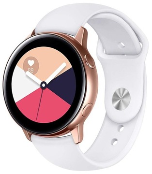 BIAŁY pasek do SAMSUNG GALAXY WATCH ACTIVE 2 40mm