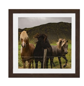 Италия квадратная фоторамка 30х30 антик + пассе