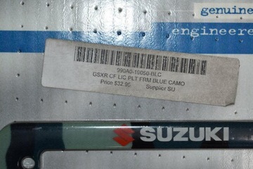 Наклейка номерного знака SUZUKI GSX-R 600