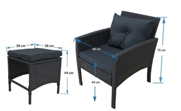 КОМПЛЕКТ САДОВОЙ МЕБЕЛИ CAPRI ТЕХНОРАТАН ДЛЯ 7 ЧЕЛОВЕК