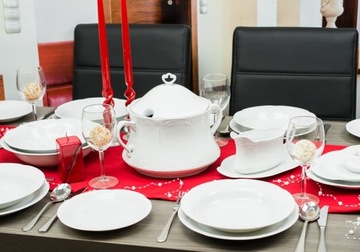 CHODZIEŻ KAMELIA SERWIS OBIADOWY 45 el PORCELANA
