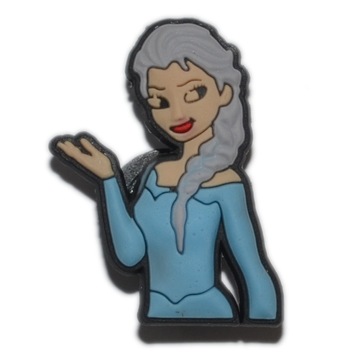 Bajka - Przypinka do Crocs - Elsa 509