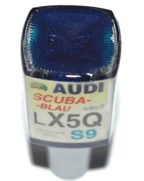 AUDI LX5Q SCUBABLAU LAKIER ZAPRAWKA DO RYS ARA 10 ML