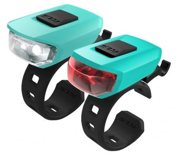 КОМПЛЕКТ ВЕЛОСИПЕДНЫХ ЛАМП ПЕРЕДНЯЯ ЗАДНЯЯ KELLYS VEGA POMA