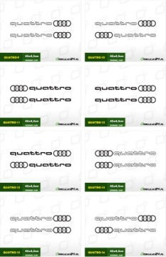 2 наклейки Наклейка AUDI A3 A4 A6 A8 TT Q7 SPORT