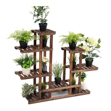 ДЕРЕВЯННАЯ ПОЛКА ПОДСТАВКА ДЛЯ РАСТЕНИЙ ПОДСТАВКА ДЛЯ ЦВЕТОВ ПОЛКИ