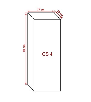 Модульный шкаф, тумба под телевизор для гостиной, полка GS4