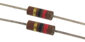 Rezystor kompozytowy węglowy 12 ohm 0,5W - 4 sztuki