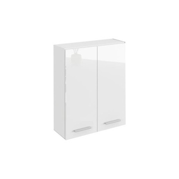 Szafka łazienkowa wisząca W8 80 cm b.połysk gł25