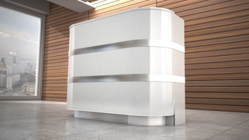 Ресепшн R14, светодиодная рецепция по индивидуальному заказу, 120 см.