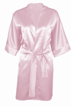 DKaren 90 атласный классический халат *L* РОЗОВЫЙ