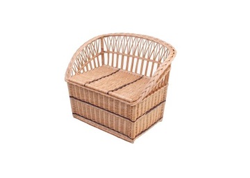 Sofa wiklinowa ławka z wikliny kufer wiklinowy 80 cm L NEW