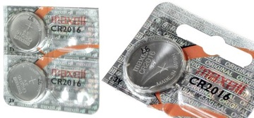 2X BATERIA LITOWA DO KLUCZYKA PILOTA KALKULATORA ZEGARKA GRY CR2016 MAXELL