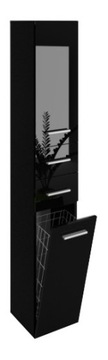 Słupek łazienkowy Wiszący SW15 30 cm czarny połysk