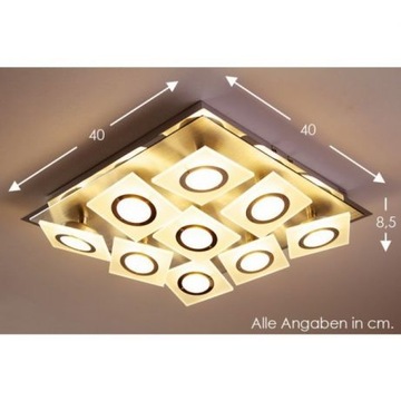 LAMPA plafon LED ROTATOR minimalistyczna