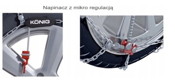 ŁAŃCUCHY ŚNIEGOWE KONIG XG-12 240 SUV 255/45R18