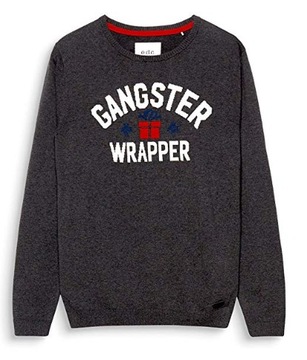 ESPRIT GANGSTER ŚWIĄTECZNY SWETER MĘSKI M 3ZXF4*