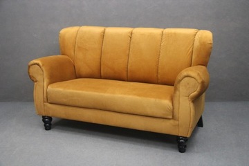 Sofa DINNER Chesterfield Materiał Kanapa ala welur