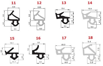 VEKA S-1127A Уплотнитель оконный, СЕРЫЙ