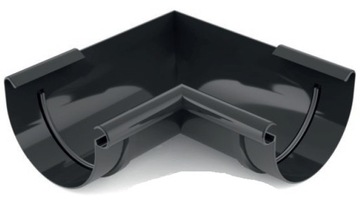 narożnik WEWNĘTRZNY rynny 125mm Bryza GRAFIT