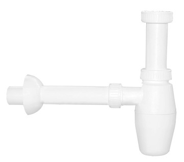 ПРОБКА CLICK CLACK + СИФОН ДЛЯ РАКОВИНЫ С ПЕРЕЛИВОМ