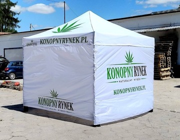 РЕКЛАМНАЯ экспресс-палатка 3х6 Н35 с ПРИНТОМ!