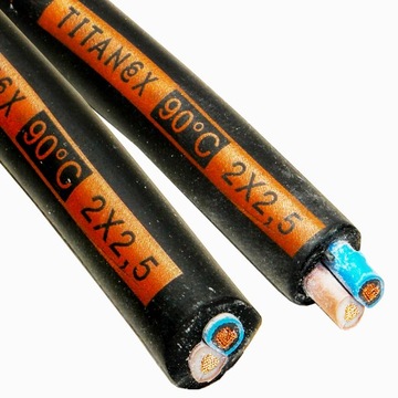 PRZEWÓD gumowy HELUKABEL 2x2,5 TITANEX H07RN-F 750