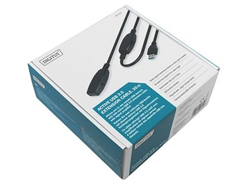 Кабель USB 3.0 A-A, активный удлинитель Digitus, 20 м