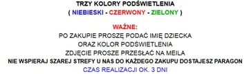 NOCNA LAMPKA IMIENNA LED DLA DZIECKA ROCZEK OKAZJA