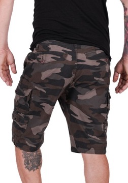 КОРОТКИЕ БРЮКИ ИЗ КАМУФЛЯЖНОГО МАТЕРИАЛА ТАЛИЯ 96 СМ, размер 36