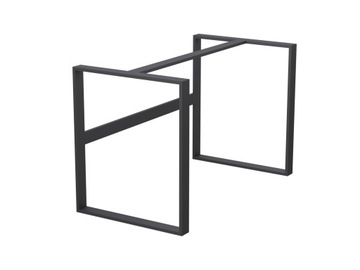 NOGI STOŁU BIURKA LOFT INDUSTRIAL CZARNE 59x100x71
