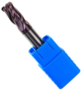 FREZ WĘGLIK VHM 4 PIÓRA 10 MM 55HRC R2 PROMIEŃ