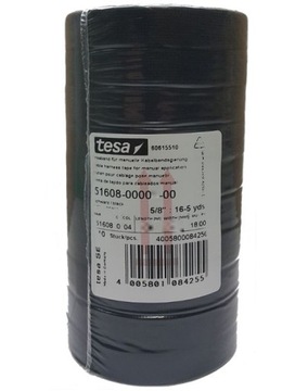 TESA TAŚMA IZOLACYJNA PARCIANA CZARNA 15mm 25m 10