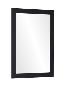 LUSTRO w ramie 80x60 RAMA CZARNA, CZARNE + gratis