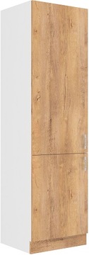 Szafka kuchenna 60 cm / DĄB LEFKAS / słupek, komin