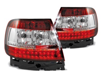 AUDI A4 B5 94-01 SEDAN LAMPY TYŁ CLEAR LED TUNING