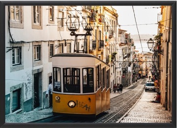 ЧЕРНАЯ АЛЮМИНИЕВАЯ РАМА 68x98 см -РАМА 98x68