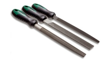 PILNIKI DO METALU 200 mm ZESTAW 3 SZTUKI