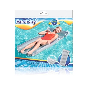 НАДУВНОЙ МАТРАС ДЛЯ ПЛАВАНИЯ 183x76 DELUXE 44013P