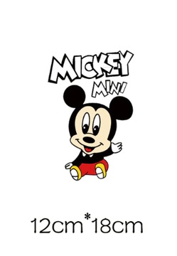 TERMO NAKLEJKA APLIKACJA NAPRASOWANKA MOUSE MICKY D72/A