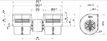 SPAL 008-A46-02 Вентилятор 12В
