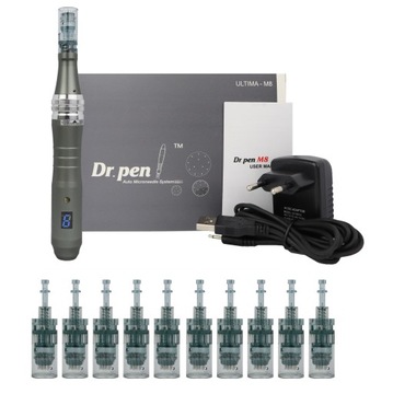 Dr Pen M8 +10 kartridży BEZPRZEWODOWY Dermapen PRO